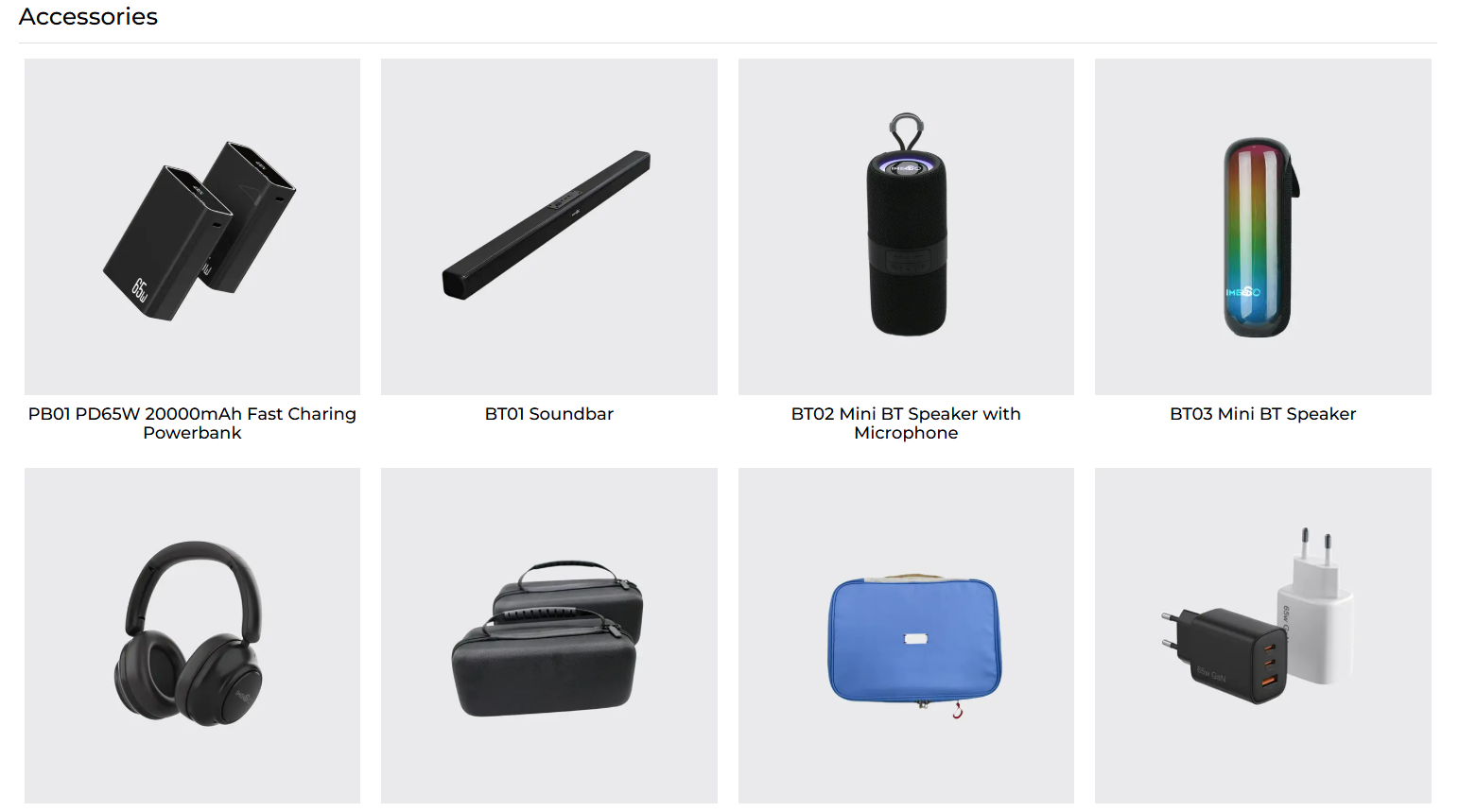 Accessories matrix-ByteSense