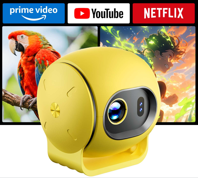 ByteSense P2 Mini Projector Designed for Kids, Bring the Starry Sky to Your Child’s Room